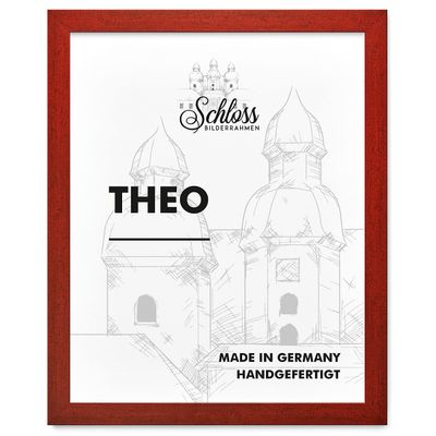 Schloss THEO Picture Frame 42 x 59.4 cm DIN A2, Bordeaux Decor