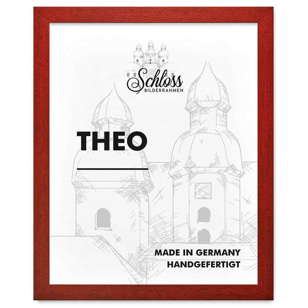 Schloss THEO Picture Frame 42 x 59.4 cm DIN A2, Bordeaux Decor