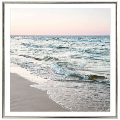 myposterframe Titania Aluminum Picture Frame 56 x 56 cm, Champagne, Clear 1 mm Acrylic Glass