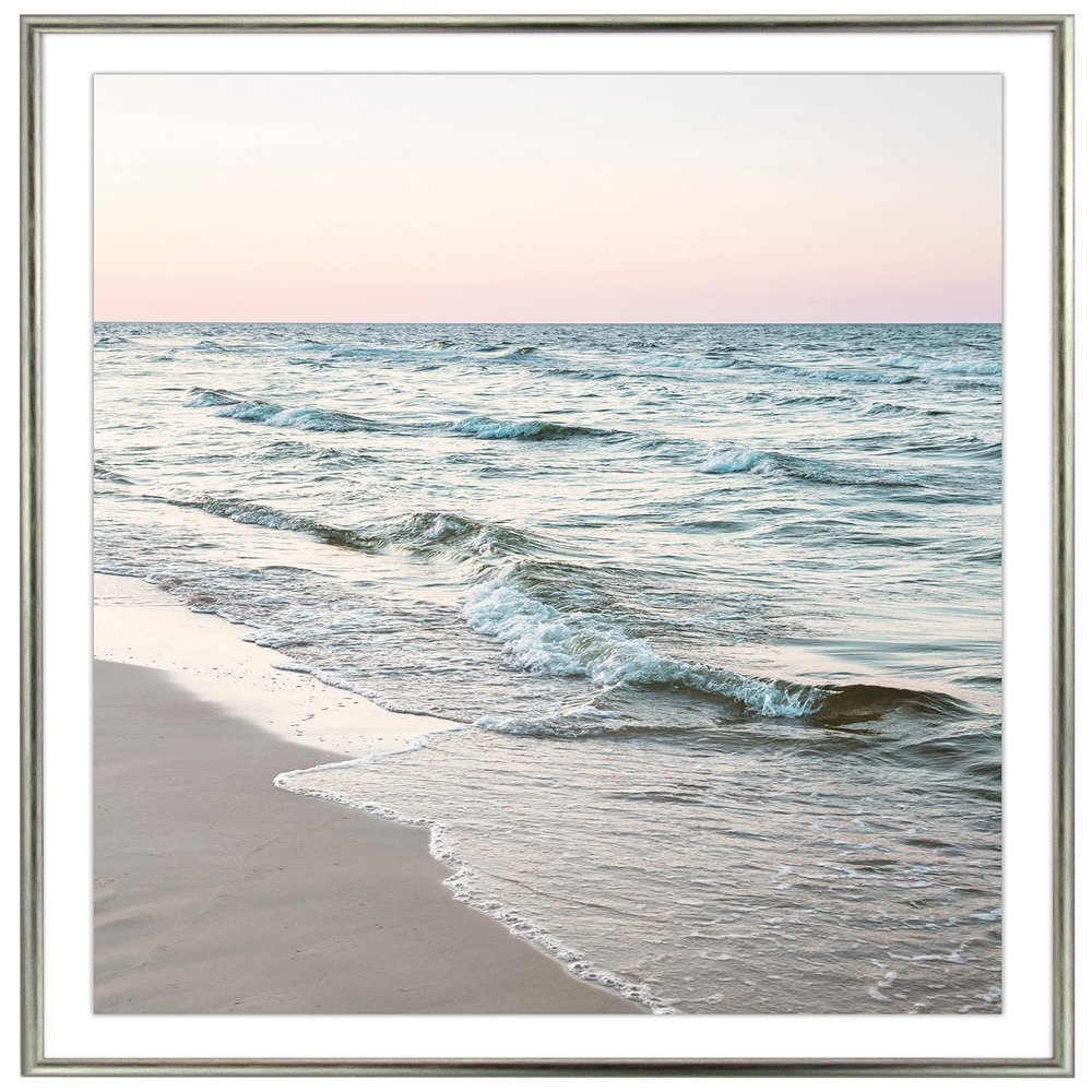 myposterframe Titania Aluminum Picture Frame 56 x 56 cm, Champagne, Clear 1 mm Acrylic Glass