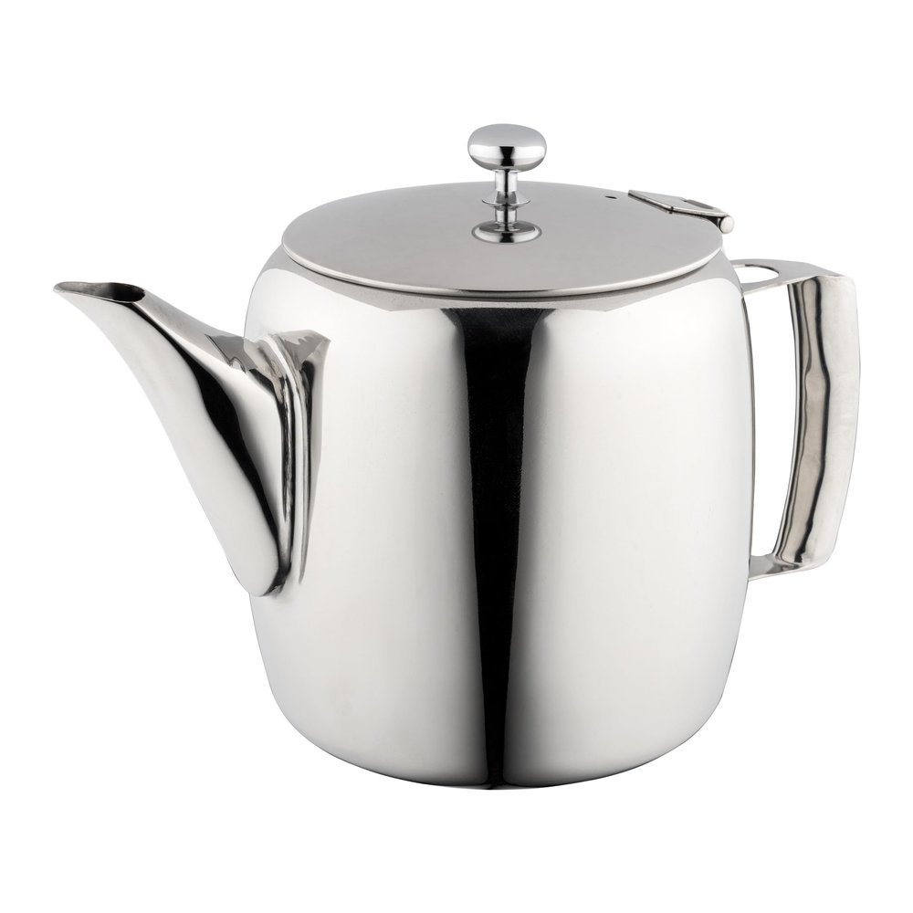 Grunwerg Universal Range 9000 Series Teapot, 18/8 Stainless Steel, 60 oz, High-Gloss Polish