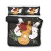 Mateju 3-Piece Guitar Pattern Bedding Set, 135 x 200 cm view 2