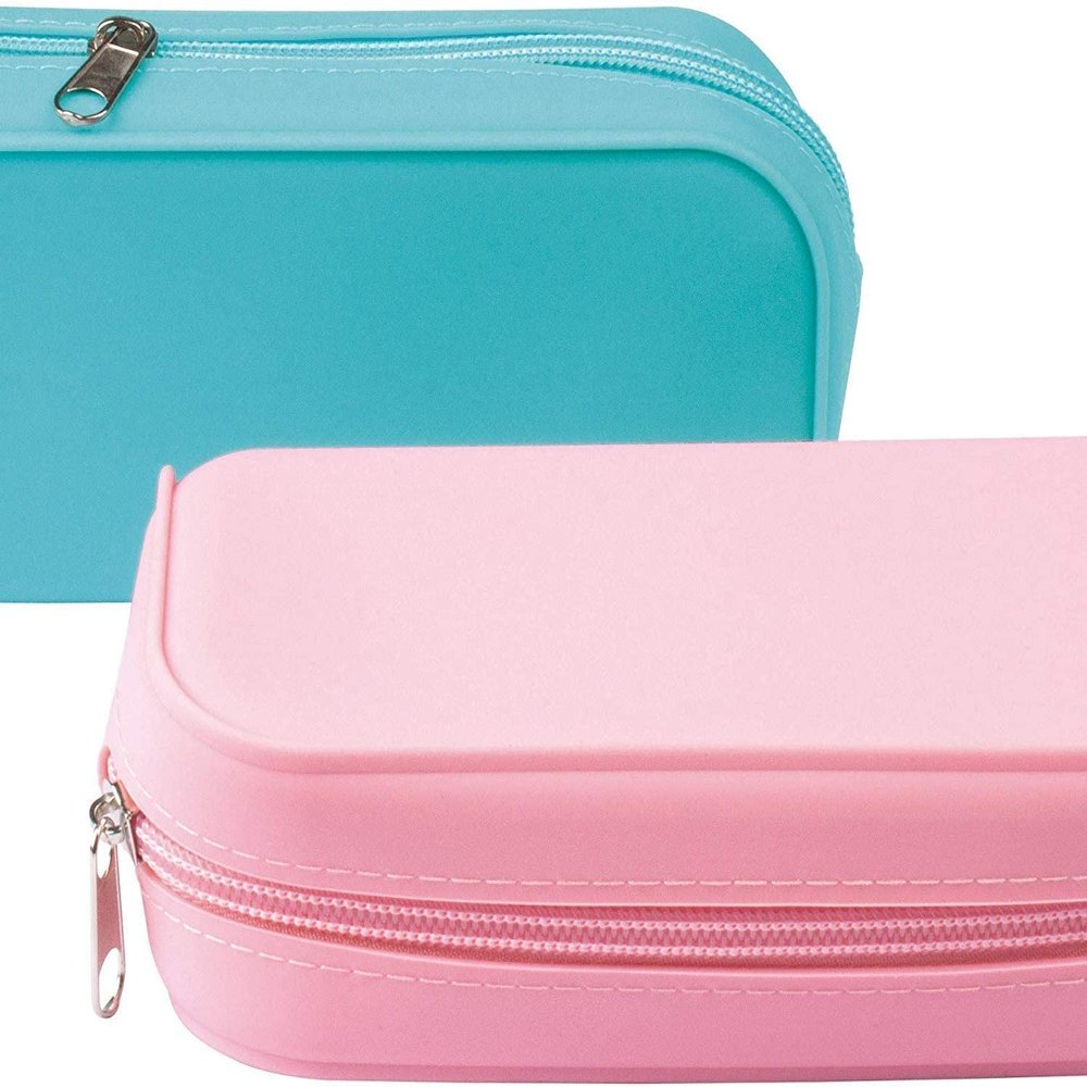 APLI 149924 Silicone Pastel Pencil Case, Multicolor