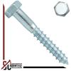 Hex-Head Wood Screws 12 x 300 mm, 50-Pack, DIN 571, Galvanized Steel view 2