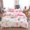 Meiju Mateju Peach Print Microfiber Bedding Set, 200 x 200 cm, 3-Piece view 1