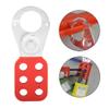 Jacksking Lockout Hasp, Steel Safety Lockout Hasp with Plastic-Coated Body, Red view 1