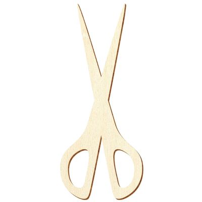 Wooden Scissors for Crafts and Décor, 5–50 cm, 43 cm, Pack of 100