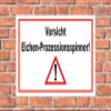 Melis-Folienwerkstatt Caution Sign – Oak Processionary Moth, 30 x 20 cm, 3 mm Rigid Foam Board view 2
