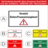 Melis-Folienwerkstatt Caution Sign – Oak Processionary Moth, 30 x 20 cm, 3 mm Rigid Foam Board view 3