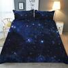 Mateju 3D Interstellar Duvet Cover Set, 3-Piece, Soft, Zippered, 135 x 200 cm, Starlight view 1