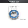 Othmro R8-2RS Deep Groove Ball Bearings, 12.7 mm x 28.575 mm x 7.938 mm, GCr15, 2-Pack view 2