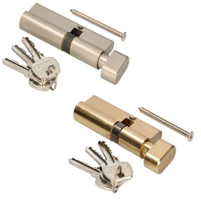 KOTARBAU 30/40 Brass Thumbturn Profile Cylinder Lock
