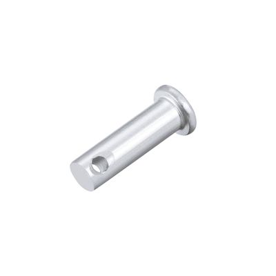 sourcing map 20-Piece 8 x 25 mm Clevis Pins, Flat Head, Zinc-Plated Steel