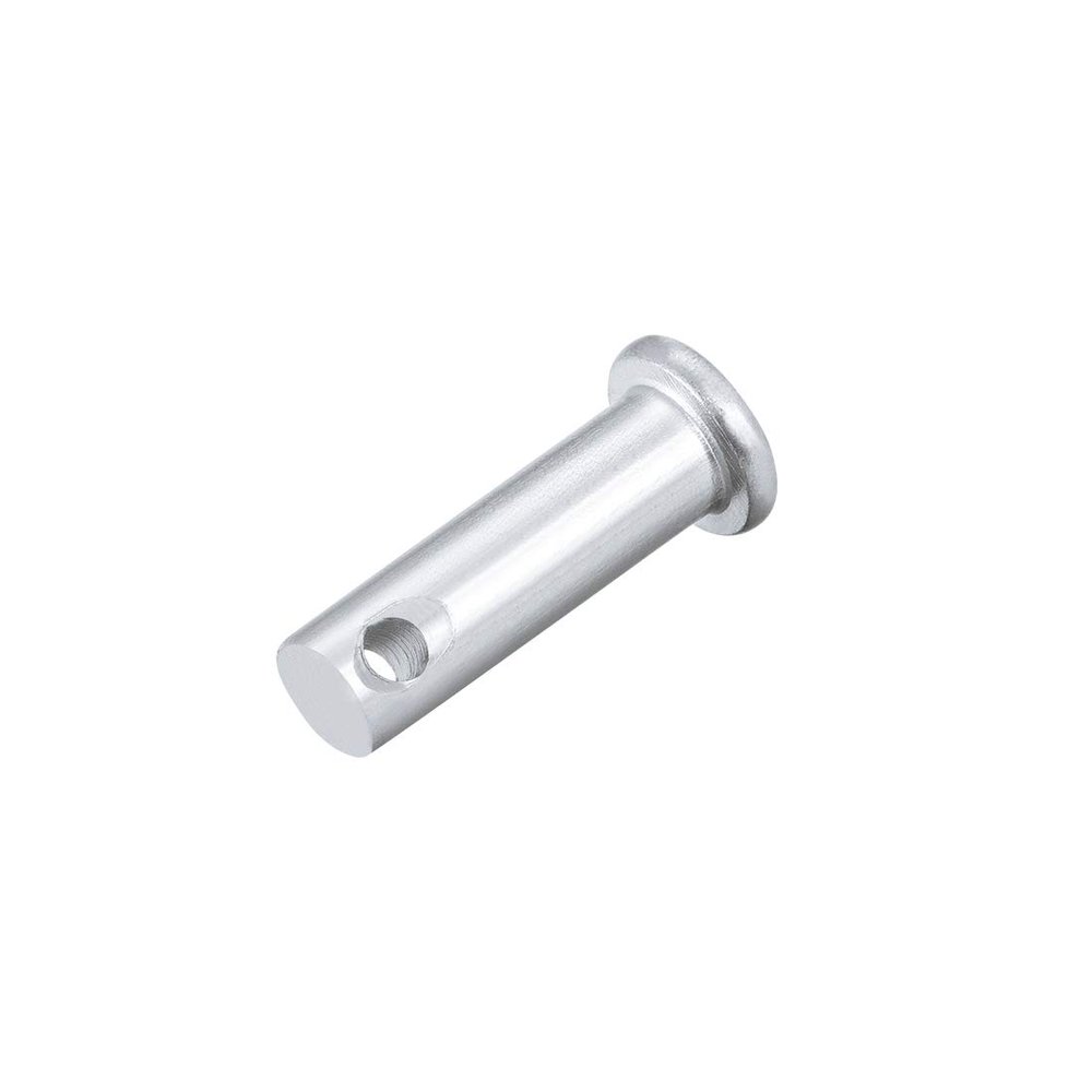 sourcing map 20-Piece 8 x 25 mm Clevis Pins, Flat Head, Zinc-Plated Steel