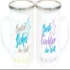 ShirtInStyle Enamel Mug Set, Best Daughter & Best Son view 1