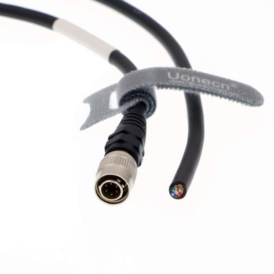 Uonecn High-Flex 6-Pin Hirose Plug Power Cable HR10A 7P 6S for Basler GigE AVT CCD Cameras, 3 m