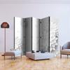 decomonkey Indoor Floral Room Divider, 225 x 172 cm, 5 Panels, Abstract view 4