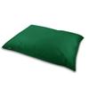 BuBiBag Beanbag – Rectangular Edgeless Floor Cushion, Indoor & Outdoor, Dark Green, 150 x 120 cm view 2