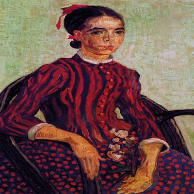 1art1 Vincent van Gogh XXL Poster La Mousmé in an Armchair, 1888, 120 x 80 cm