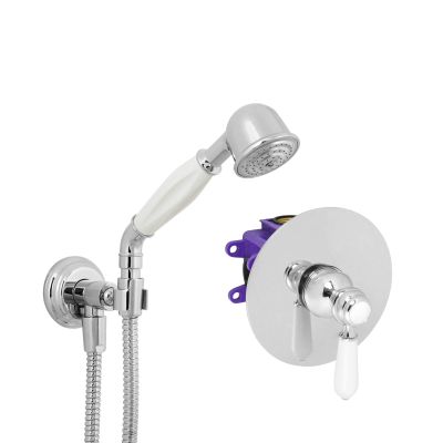 Welfenstein Nostalgic Concealed Shower Set LX-N02 with Mounting Box