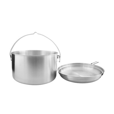 Tatonka Kettle 6.0 L Camping Cook Set – Stainless Steel Pot and Pan