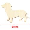 Wooden Dachshund V2 – Craft Decoration, 3–50 cm, Size: 38 cm, Pack of 50 view 3