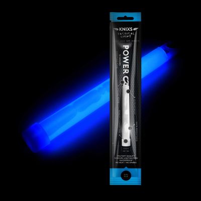 10-Pack Tactical Light Glow Sticks, Military Standard, Blue, 6 in / 15 cm, Individually Wrapped, 12+ Hours