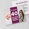 40th Birthday Invitation Cards (15-Pack) – Baby to Today in Purple view 1
