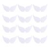 NUOBESTY 12-Piece White Angel Wing Fabric Patches for DIY Crafts view 1