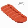 Aifuda Furniture Caster Cups, Rubber, Non-Slip, Floor Protectors, 6-Pack view 2