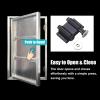 Blazea Magnetic Tiled Access Panel, Concealed Metal Drywall Door, 400 × 850 mm view 4