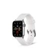 Artwizz WatchBand Silicone Band compatible with Apple Watch Ultra [49 mm], 10 [46 mm], 9, 8, 7 [45 mm], SE, 6, 5, 4 [44 mm], 3, 2, 1 [42 mm], with Adapter, White view 1
