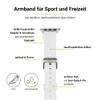 Artwizz WatchBand Silicone Band compatible with Apple Watch Ultra [49 mm], 10 [46 mm], 9, 8, 7 [45 mm], SE, 6, 5, 4 [44 mm], 3, 2, 1 [42 mm], with Adapter, White view 2