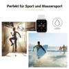 Artwizz WatchBand Silicone Band compatible with Apple Watch Ultra [49 mm], 10 [46 mm], 9, 8, 7 [45 mm], SE, 6, 5, 4 [44 mm], 3, 2, 1 [42 mm], with Adapter, White view 3