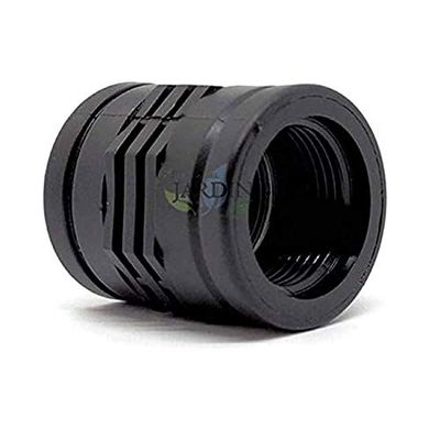 Female Threaded PP Coupling, AENOR-Certified, Black