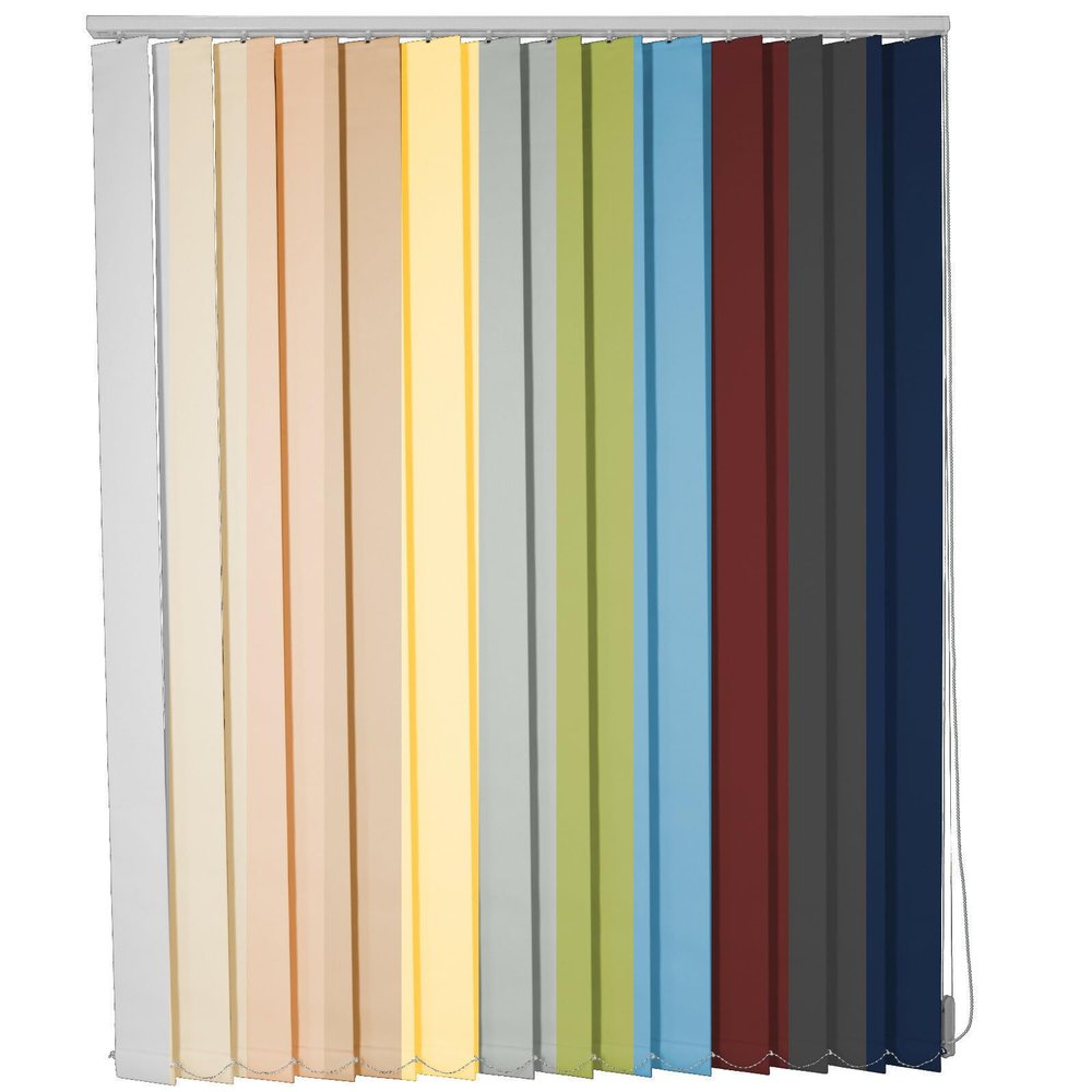Custom-Size Vertical Blind, Beige