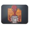BLAK TEE Funny Alien Straight Outta Mars Slogan Mouse Pad, 18 x 22 cm, 3 Colors, Black view 1