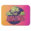 BLAK TEE Cute Halloween Zombie Hungry for Brains Mouse Pad, 18 x 22 cm, 3 Colors view 1