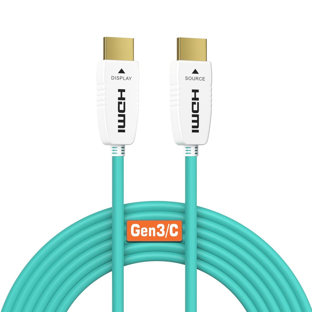 RUIPRO 8K HDMI 2.1 Fiber Optic Cable 48 Gbps, 8K60, 4K120, HDR, eARC, 6 m
