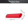 MroMax Silicone Pan Handle Covers, 6.1 in, Non-Slip, Heat-Resistant, Red, 2-Pack view 2