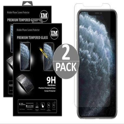 cofi1453 2-Pack 9H Tempered Glass Screen Protectors for iPhone 11