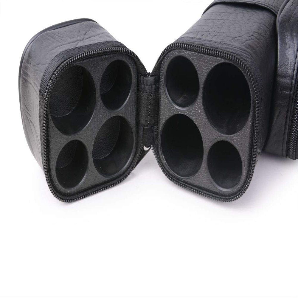 AB Earth Pool Cue Carrying Case, Faux Leather, 2 x 2