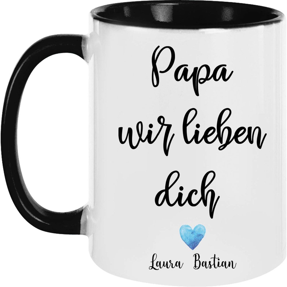 EZYshirt Personalized Best Dad Coffee Mug, Various Designs