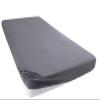 Class Home Collection Jersey Fitted Sheet 180 x 200–200 x 200 cm, Cotton, Navy view 2