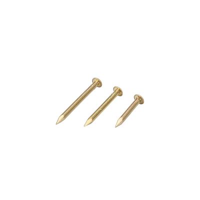 Pure Copper Nails, Bronze-Colored, 1.2 x 12 Pieces