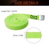 MroMax Cargo Tie-Down Strap, 2.5 cm x 10 m, Camlock Buckle, up to 150 kg, Green, 4 pcs view 2