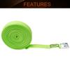 MroMax Cargo Tie-Down Strap, 2.5 cm x 10 m, Camlock Buckle, up to 150 kg, Green, 4 pcs view 3