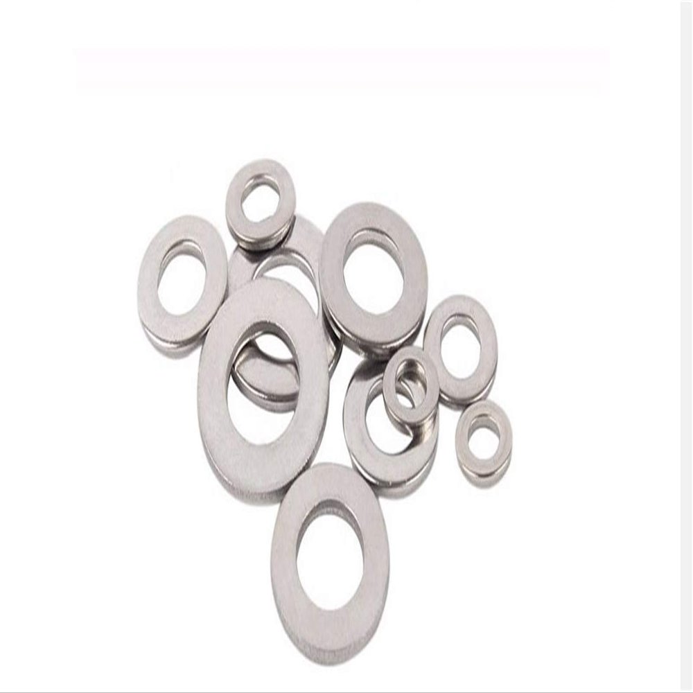 F-MINGNIAN-SPRING 100-Piece M6 Ultra-Thin Stainless Steel 304 Flat Washer Set