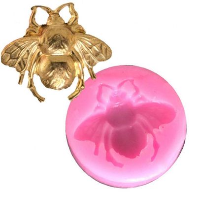 AMOYER 3D Bee Silicone Mold, Flexible Silicone Form