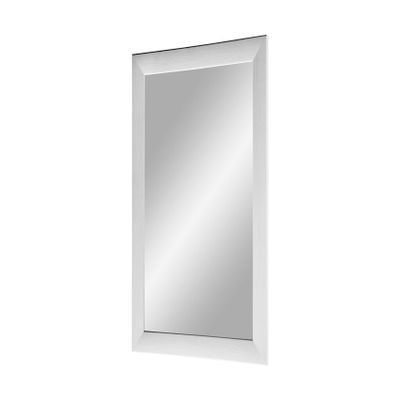 Flex 35 Wall Mirror 80 x 70 cm with White Pine-Finish Frame, 35 mm MDF Wood Strip, Custom-Made